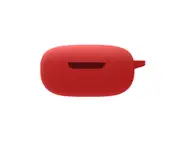 Earphone Protective Cover Soft Anti-fall Solid Color Bluetooth-compatible Earbuds Silicone Case for JBL LIVE PRO+ Red