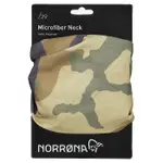 【NORRONA 老人頭 挪威】/29 MICROFIBER 保暖脖圍 綠迷彩 (3441-17-3895)