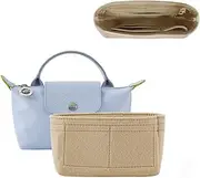 Chispee Longchamp Bag Organizer for Small Tote Bag Storage and Processing Inner Pocket Inner Pouch Handbag Organizer Fits Mini Size