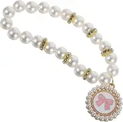 FONDOTIN Pet Necklace Collar Handmade Pearl and Cats Jewelry for Puppies Fit for Any Occasion