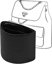 JLYZ Moon Purse Organizer Insert for Handbags, Silk Bag Organizer for Luxury Tote & Purse, Tote Bag,Silky Smooth, Bag Organizer Compatible with Chanel Duma 23a/23p (Medium,Silky Black)