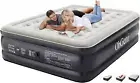 Queen Air Mattress with Built in Pump, Blow up Colchones Inflables Mattress for