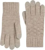[Whnbuij] Warm Gloves with Knitted Lining, Warm Gloves for Cold Weather Outdoor Thermal Touchscreen Gloves Breathable Snow Gloves for Women Girls Skiing Snowboarding Running