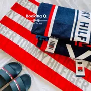 【BK】多款式現貨 Tommy Hilfiger 經典logo 滿版logo 字母 純棉 超吸水 浴巾 海灘巾 美國代購