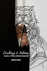 在飛比找博客來優惠-Adult Coloring Book Cowboys & 