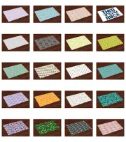 Place Mats Group of 4 Durable Placemats for Dining and Kitchen Table Ambesonne