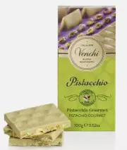 Pistachio Gourmet Chocolate Bar - White Chocolate and Pistachio Cream - 7 pack