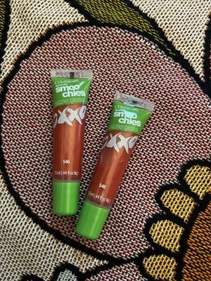 covergirl lip smoochies sizzle gloss in turn of p the heat # 546 set of 2 sealed