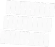 Yardwe DIY Labeling Made Sets Self-Adhesive Index Card Holders Card Pouch Office Supplies