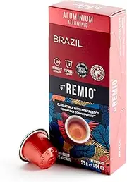St Remio Coffee Nespresso Compatible Capsules BRAZIL 10pk 55g
