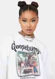 [Desert Dreamer] Goosebumps Say Cheese And Die Crewneck Sweater