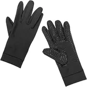 [Alasum] 1 Pair Full Finger Copper Fiber Non Slip Fitness Gloves Elastic Compression Gloves for Outdoor Sports Gym Workouts Cycling Enhanced Grip Comfort for Secure Hand Protection