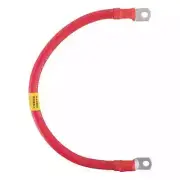 2/0 Red Battery Interconnect Cable 18" with 3/8" Lugs ASSEMBLED IN USA