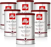 [illy] Intenso Dark Roast Instant Coffee, 100% Arabica, Bulk Pack of 6 x 95g