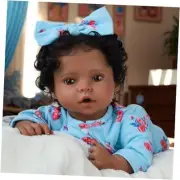 Lifelike Reborn Black Girl - 20 Inch African American Newborn Baby Girl, Real