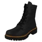 Ladies Rieker '72600' Casual Synthetic Warm Lined Zip Up Chunky Boots