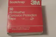 (4) 3M Scotchrap 50 All Weather Corrosion Protection Tape 2” x 33’ per Roll NEW