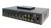 Premium Quad Video Split-Screen Processor With Audio Input IR Remote