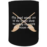 Alcohol Stubby Holder - My Angel Wings - Funny Novelty Birthday Gift Joke Beer Can Bottle Coolie