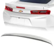 Factory Sty For 16-20 Chevy Camaro 3PCS White ABS Rear Trunk Spoiler +(FREE GIFT