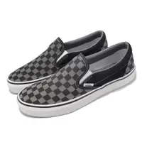 在飛比找PChome24h購物優惠-Vans 懶人鞋 Classic Slip-On 灰 黑 男