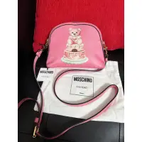 在飛比找蝦皮購物優惠-Moschino 蛋糕熊 斜背包 化妝包