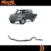 AUSTRALIAN MADE 4X4 EXHAUST FOR TOYOTA LANDCRUISER 79 DUAL 12-16 NO CAT SML MUFF (for: Toyota)