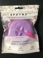 Sphynx 3-in-1 Portable Razor Spray Lather Shave - PURPLE