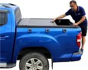 ALCYBD Pickup Truck Roller Lid Shutter Hard Tonneau Cover for Truck Bed Covers Compatible for Toyota Tacoma 2013 Compatible for Ford F 150 Compatible for Jeep Gladiator