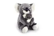 Korimco 27cm with Baby Koala Kids Animal Soft Plush Stuffed Toy Grey 3y+