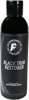 ExoForma Black Trim Restorer - Restores Factory Black to Plastic Trim - Prote...