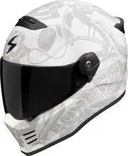 Scorpion Covert FX Dragon, full face helmet , color: Matt Light Grey/Silver , size: XS