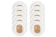 300pc Lemon & Lime Eco Biodegradable Compostable Disposable 18cm Side Plate Whit