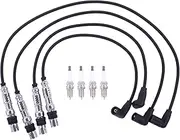 Spark Plug Ignition Cable Set Ignition Cable Set for Touran 1T Polo 6R Beetle 5C Caddy 2K Golf 6 Golf 5 Je-TTA A1 8X A3 8P Altea XL Ibiza 6J Leon 1P Fabia 2 Octav-ia 1Z Rapid Roomster 5J Yeti