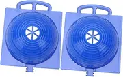 iplusmile 2pcs Durable Pigeon Breeding Nest Bowl Easy to Install and Remove Breathable and Washable Egg Basin Portable Hatching Nest for Pet Birds and Parrots Blue