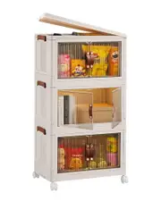 Fresh Fab Finds Set Of 3 Foldable Storage Bins With Lid