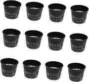 30Pcs Hydroponic Baskets for Root Control Thickened Plastic Nursery Pots for Unsoiled Planting Durable Garden Grow Pots for Vegetables Flowers and Fruits for Balcony