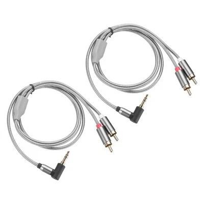 3.5mm to RCA Cable, 3.3ft 3.5mm Male to 2 RCA Male Audio Adapter RCA Y Splitter