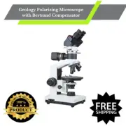 Geology Polarizing Microscope with Bertrand Compensator
