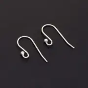 French Wires Earring Solid 925 Sterling Silver Hook Earring Finding Jewelry