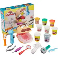 在飛比找蝦皮購物優惠-培樂多 Play-Doh 孩之寶 黏土  鑲金小牙醫遊戲組 