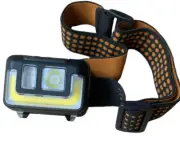 Duracell 575 Lumens Headlamp with Handsfree Adjustable Headband 6 modes 1 light