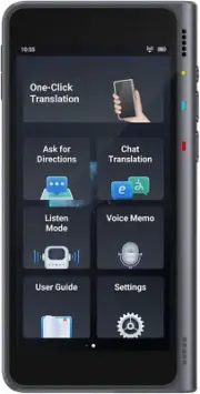 by Timekettle,T1 Language Translator with 4" HD Screen,Support 40 Languages and