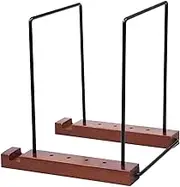 Record Holder Shelf, Wooden Tabletop Shelf, Space Saving Display Rack, 7.67x7x7.8 inches Multipurpose Stand for Records, Books, and CDs, Perfect for Music Lovers' Collection