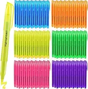 YOTNUS Highlighters Assorted Colors Bulk, 150 Pcs Pastel Highlighters with 6 Colors for Office and School