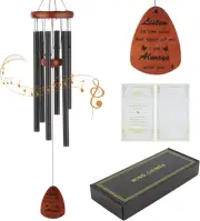 Memorial Wind Chimes Sympathy for outside in Memory of a Loved One Personalized