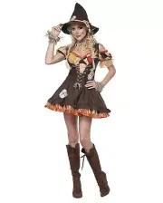 Adult Sassy Scarecrow Costume (sh) Adult Medium
