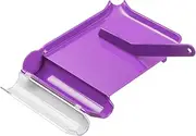 Left Hand Pill Counter Tray with Spatula (Purple)