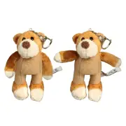 Keyring Chocolate Plush Bear Keychain Bag Car Pendant Keyring Accessory