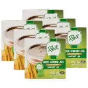 Wide Mouth Lids for Glass Mason Jars, Used for Canning, Pickling, Juice, Jam,...